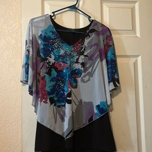 Embellished Floral Top